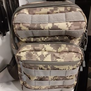 Sold on FB-Camo crossbody tactical backpack